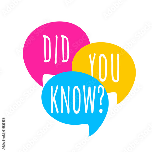 Did you know ?