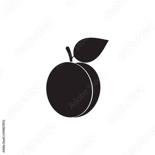 Plum logo vector icon design