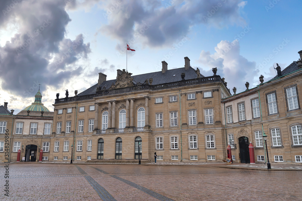  Royal Amalienborg Palace in Copenhagen