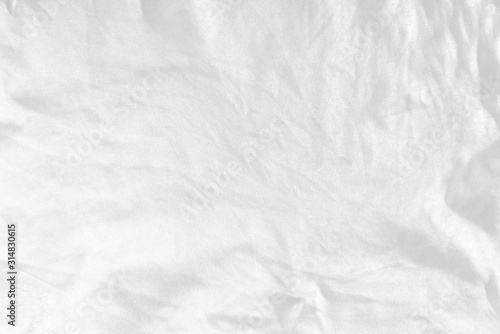 white cloth background with Creased