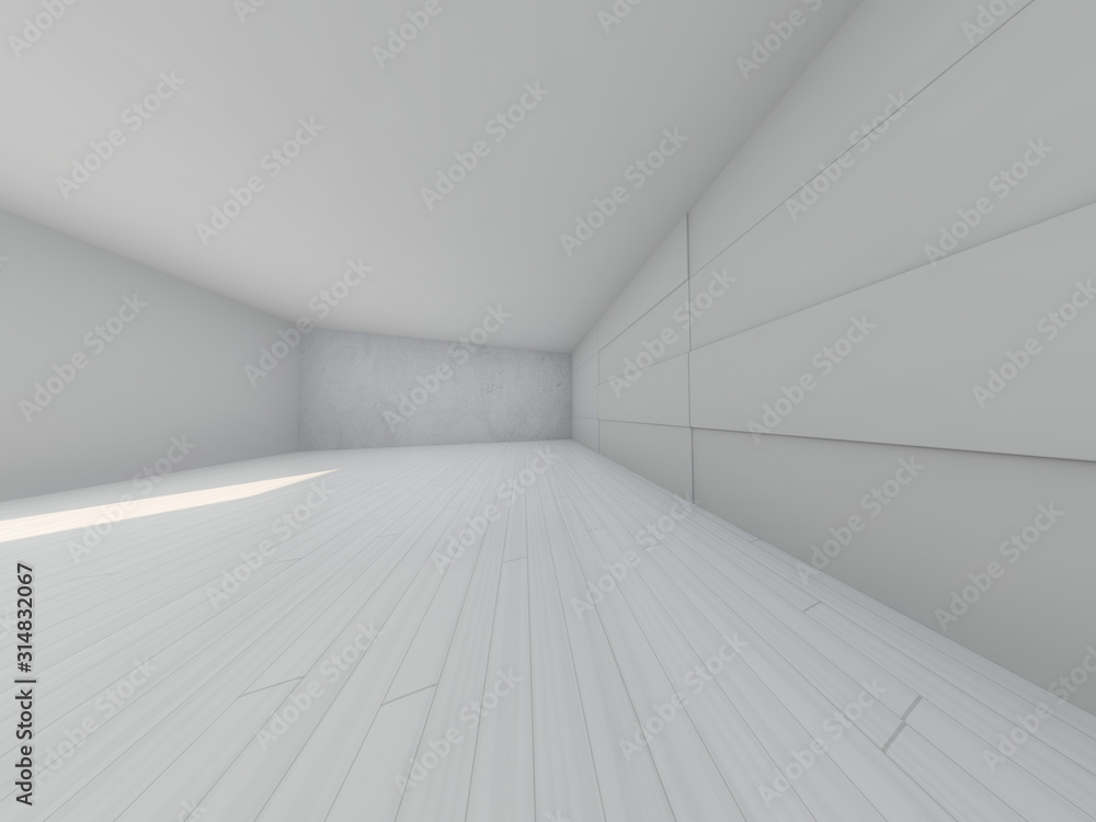 Abstract modern architecture background. 3D Abstract modern architecture background. 3D