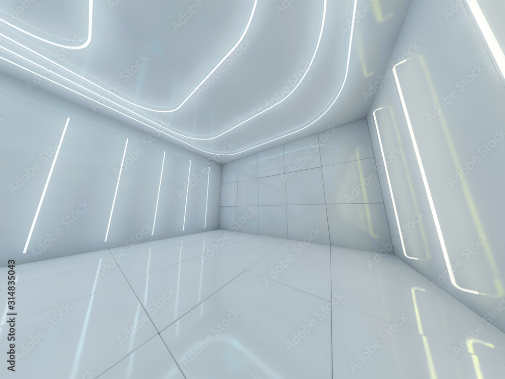 Obraz premium Abstract modern architecture background. 3D