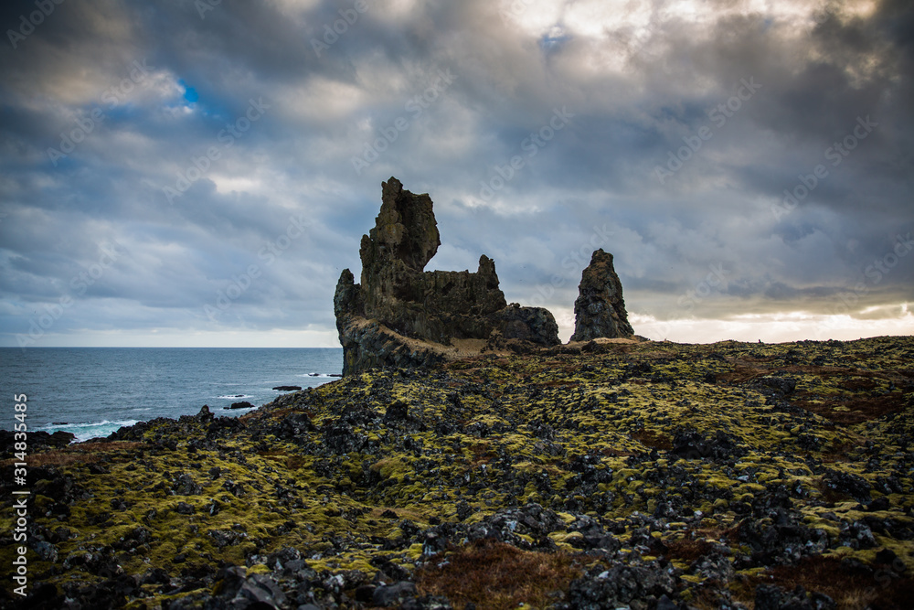 Londrangar coastal Rock formation in Iceland