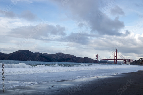 Golden Gate Bridge in der Ferne 
