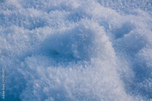abstract winter background of snow