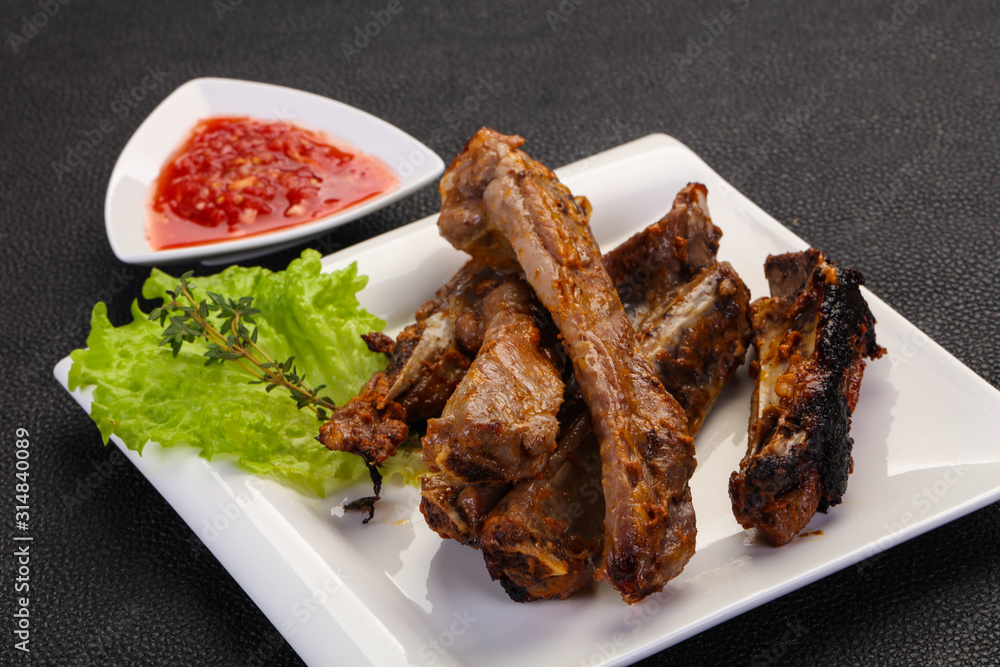 Roasted pork ribs Roasted pork ribs