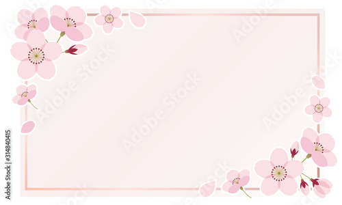 桜　フレーム　さくら
