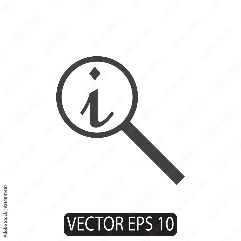 Information Icon Design, Vector Template Information Icon Design, Vector Template