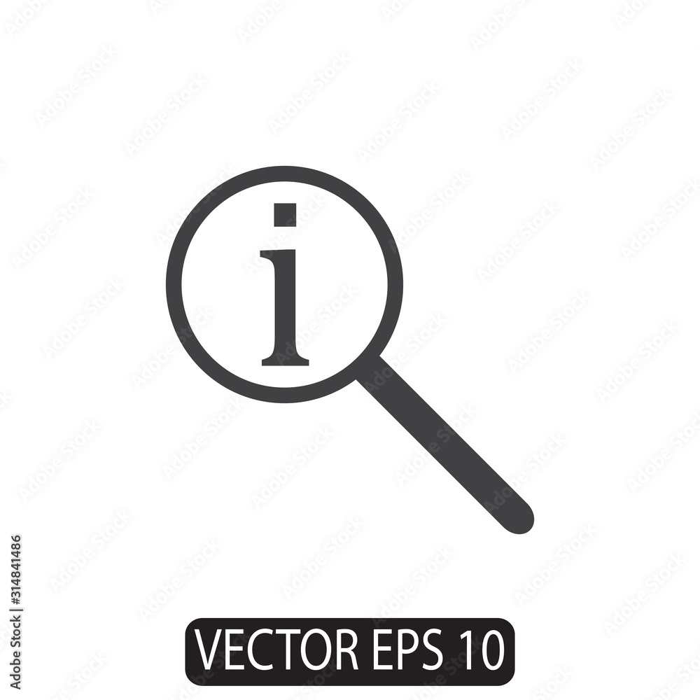 Information Icon Design, Vector Template Information Icon Design, Vector Template