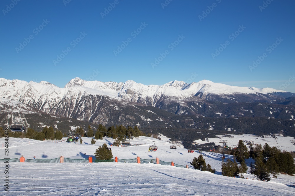 Fototapeta premium Skigebiet Fanningberg