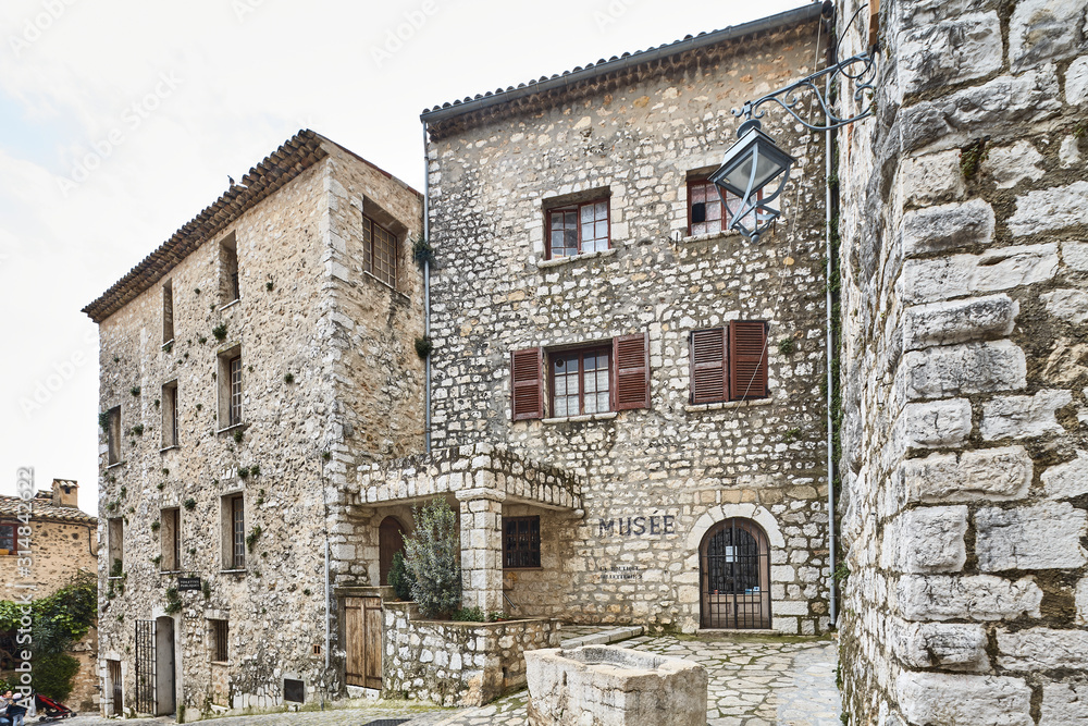 house in old town of southern france house in old town of southern france