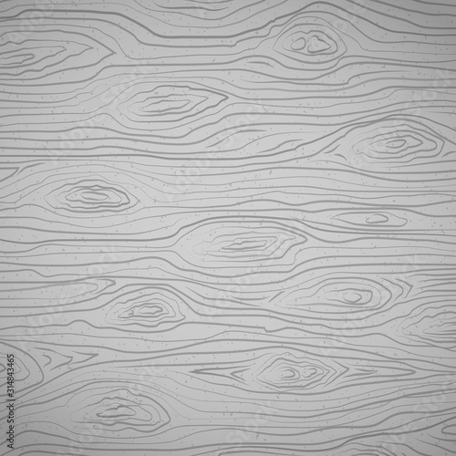Grey square wooden cutting, chopping board, table or floor surface. Wood texture. Vector illustration