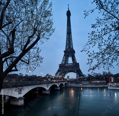Carta da parati Parigi - Carta da parati eiffel tower in paris