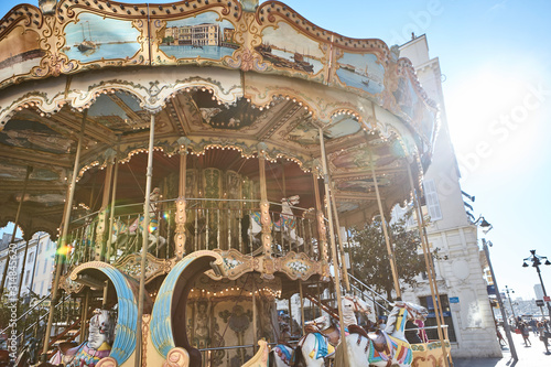 Photography carousel in paris