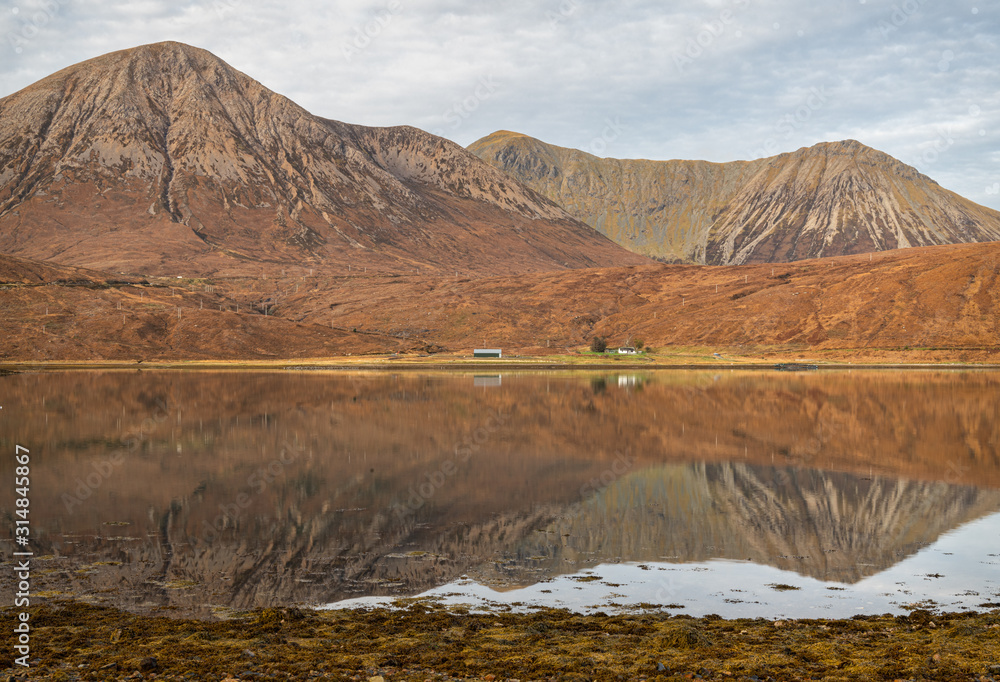 Autumn Reflections in Loch Ainort, Isle of Skye, Scotland Autumn Reflections in Loch Ainort, Isle of Skye, Scotland