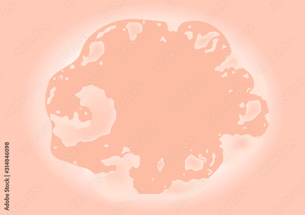 Dry skin texture vector on white background Dry skin texture vector on white background