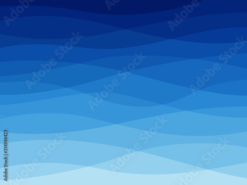 Photo Abstract blue wave