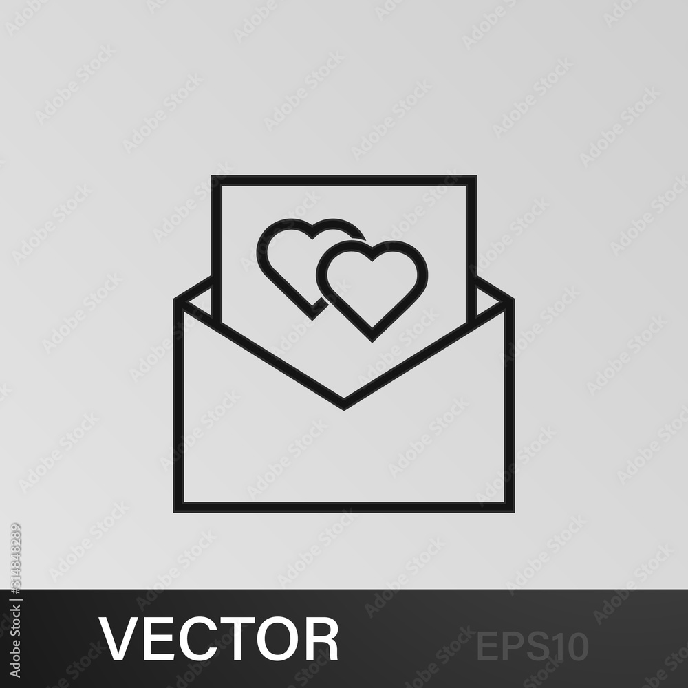 invitation to the wedding icon. Element of wedding for mobile concept and web apps illustration. Thin line icon for website design and development, app development. Premium icon invitation to the wedding icon. Element of wedding for mobile concept and web apps illustration. Thin line icon for website design and development, app development. Premium icon