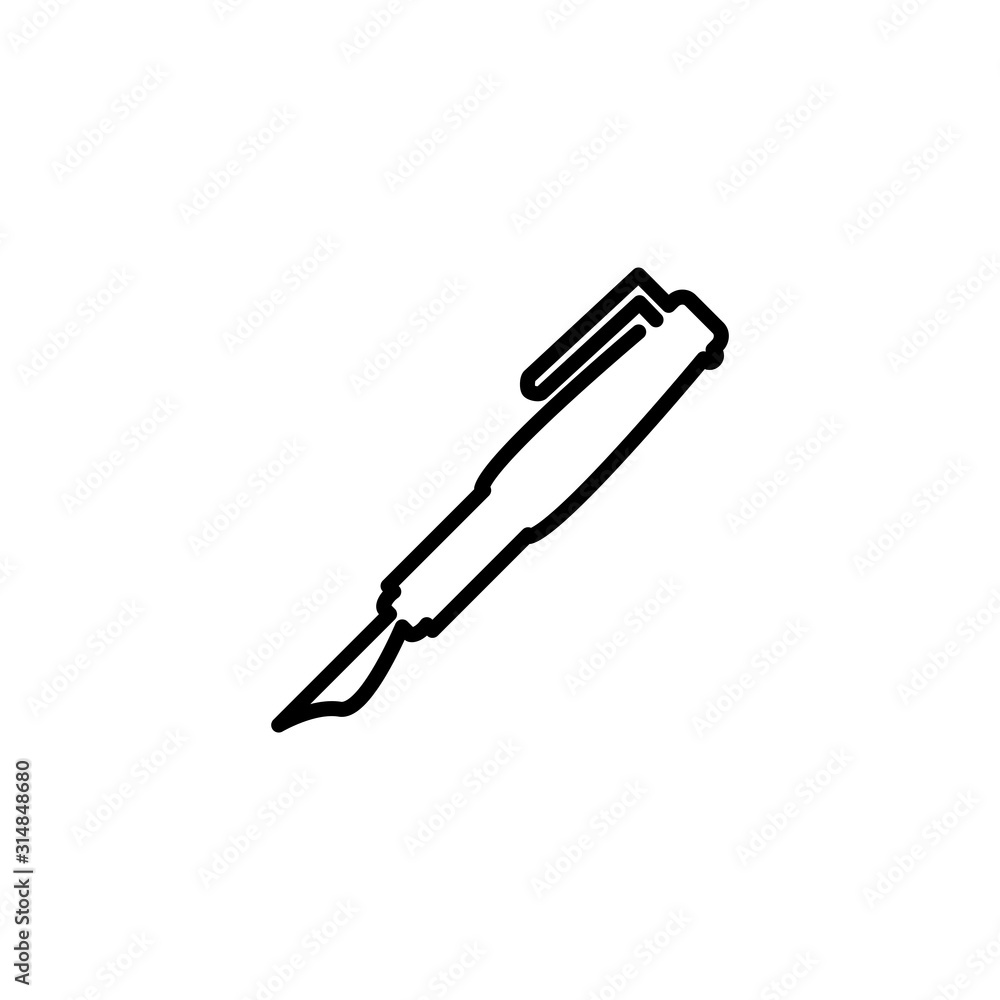 Pen icon design Pen icon design