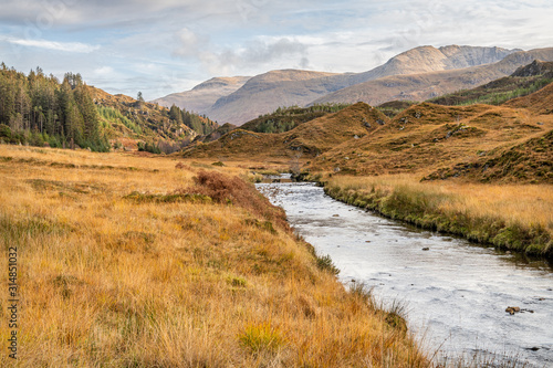 River Shiel in the Highlands of Scotland