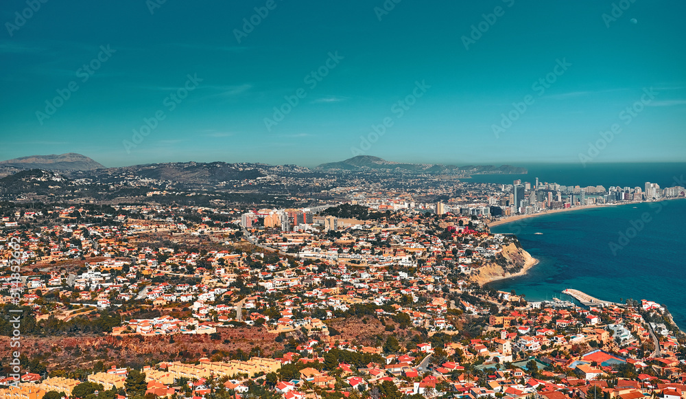 City view near the sea