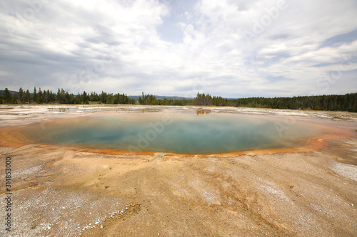 Turquoise pool, Yellowstone National Park