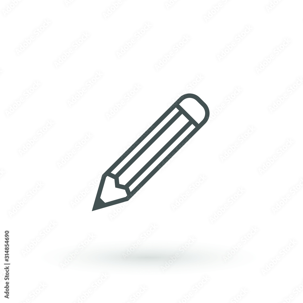 Pen Icon. Pencil icon symbol for your web site design, logo, app, UI. Vector illustration. isolated. Flat design. Pen Icon. Pencil icon symbol for your web site design, logo, app, UI. Vector illustration. isolated. Flat design.