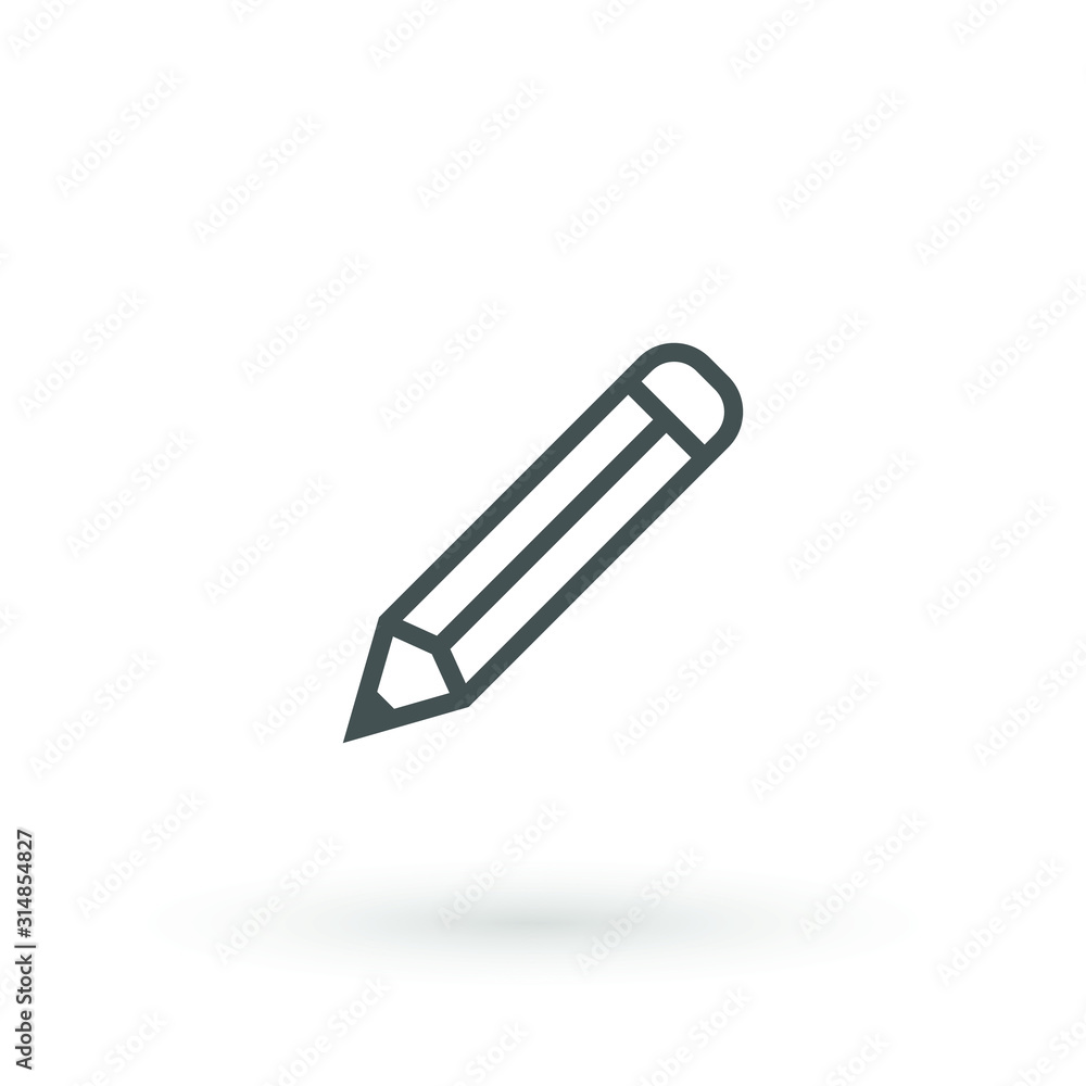 Pen Icon. Pencil icon symbol for your web site design, logo, app, UI. Vector illustration. isolated. Flat design. Pen Icon. Pencil icon symbol for your web site design, logo, app, UI. Vector illustration. isolated. Flat design.