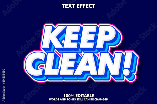 Strong bold retro text effect for old style banner
