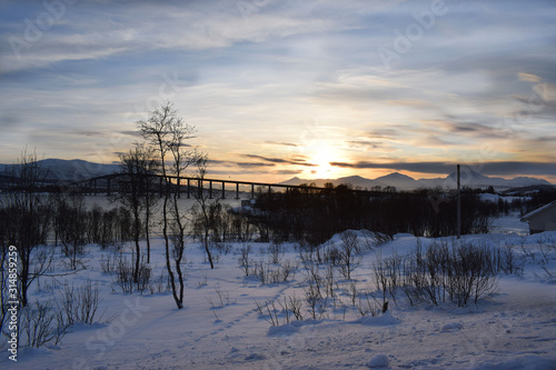 Landscape with bridge