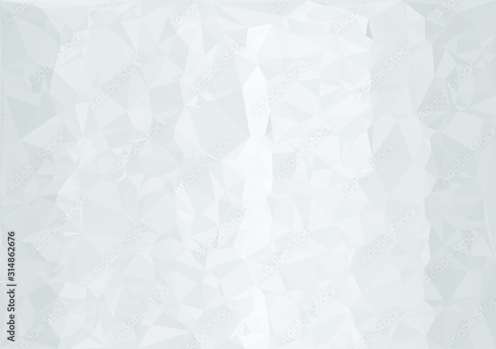 light grey polygon abstract background shade from dark to bright