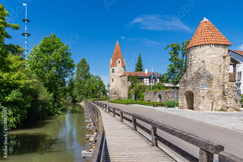 Die historische Stadtbefestigung in Abensberg