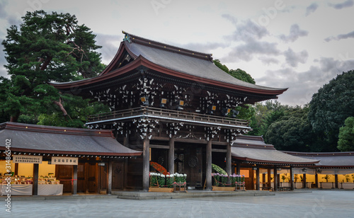 Main hall of Meiji Jingu in Tokyo, Japan