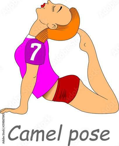 Camel pose