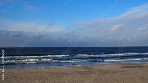 Fototapeta Naklejka Na Ścianę i Meble -  Sea view from the Baltic Sea beach
