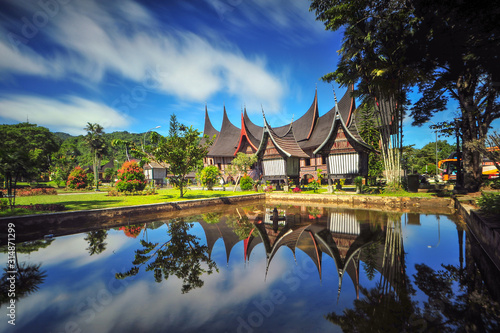 Traditional House Called "Rumah Gadang"