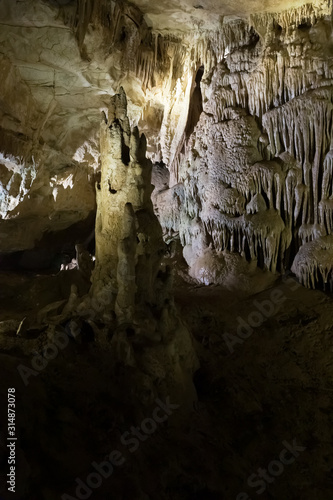 The Prometheus Cave (also Kumistavi Cave) near Tskaltubo in the Imereti region, Georgia
