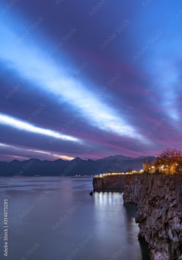 Naklejka premium długi czas ekspozycji Antalya