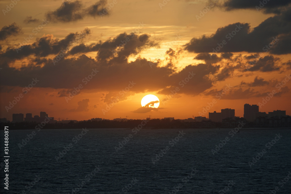 Sonnenuntergang Miami Sonnenuntergang Miami