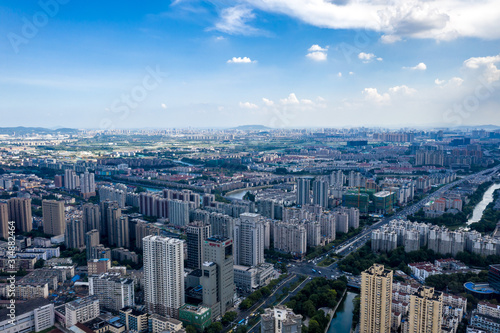 Nanjing City  Jiangsu Province  urban construction landscape