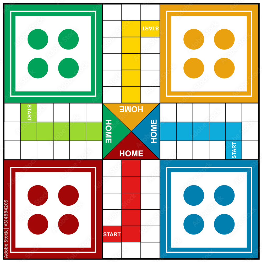 Premium Vector, Ludo board game in different perspectives