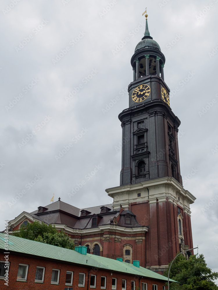 Lutheran main St. Michael's Church, Hamburg, Germany
