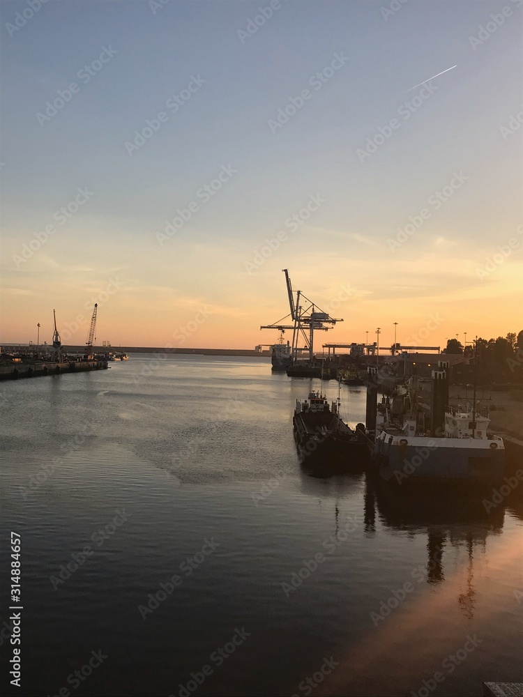 Harbour Europe Sunset