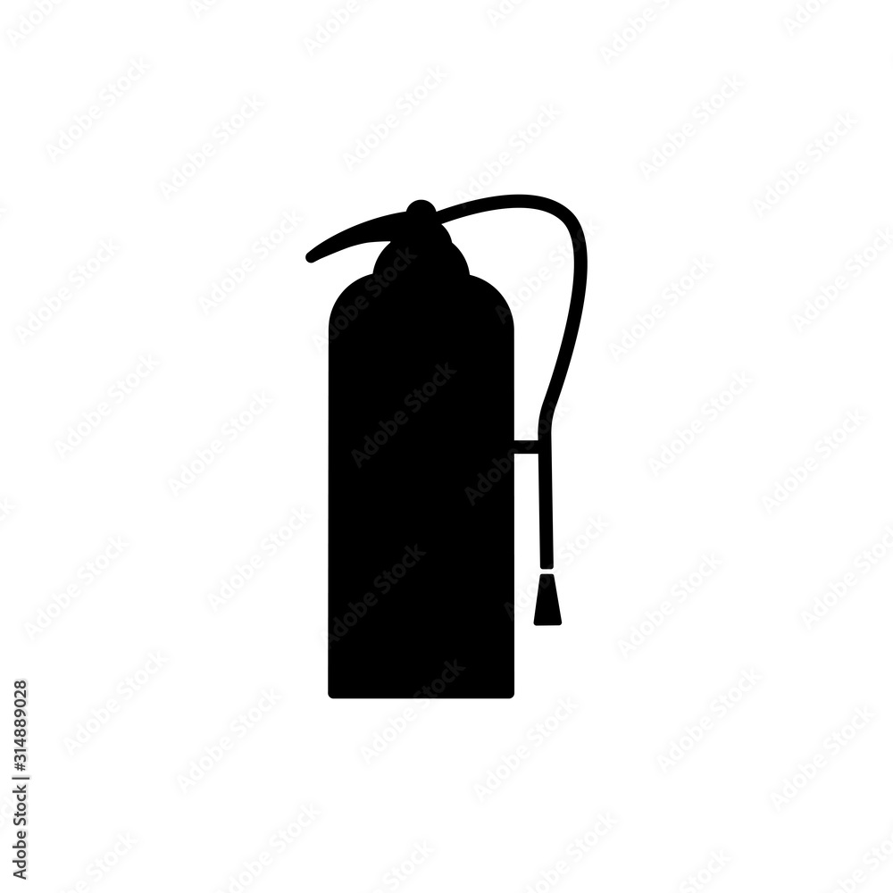 fire extinguisher icon in trendy flat design fire extinguisher icon in trendy flat design