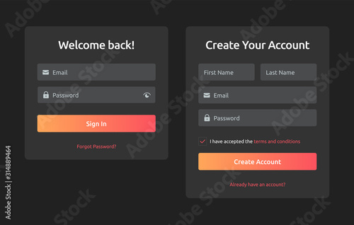 Log in, sign up