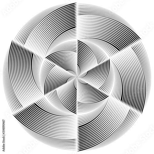Abstract halftone lines background, geometric dynamic pattern, vector modern design texture.