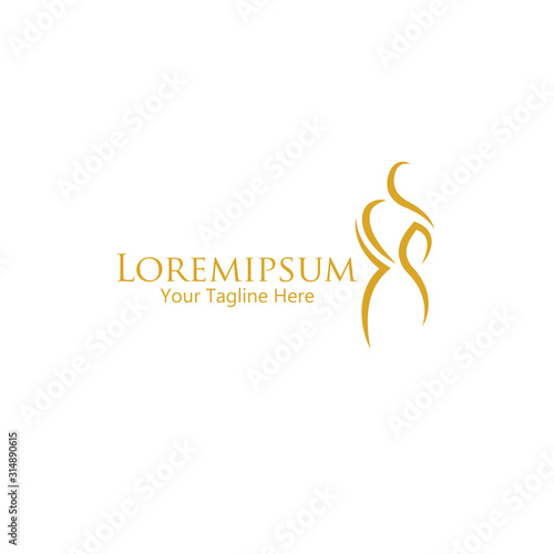 Beauty women skin care logo template