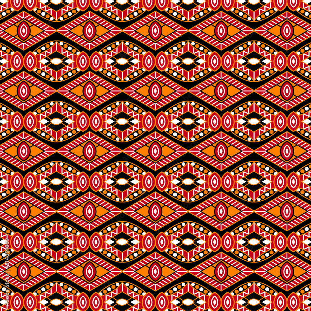 Javanese Batik Seamless Pattern vector. Vector ornament for fashion