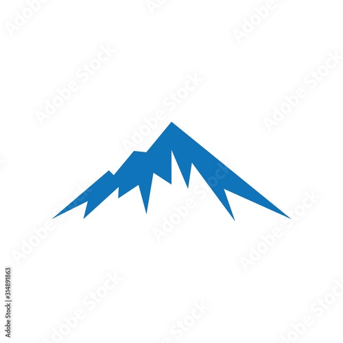 Mountain logo vector icon