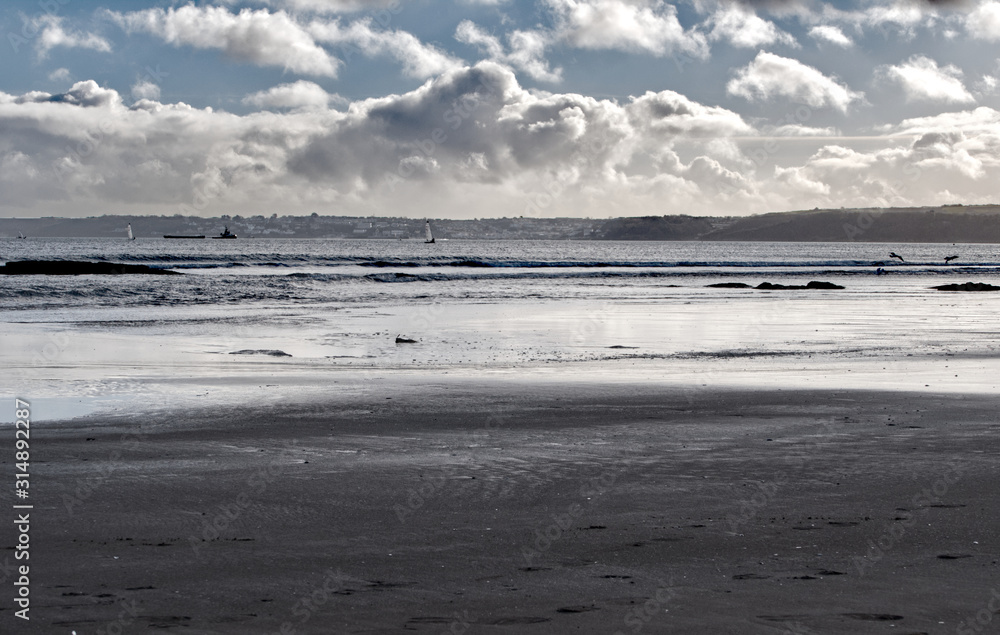 beach in winter beach in winter